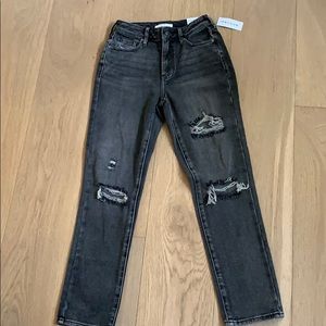 BRAND NEW pacsun black mom jeans